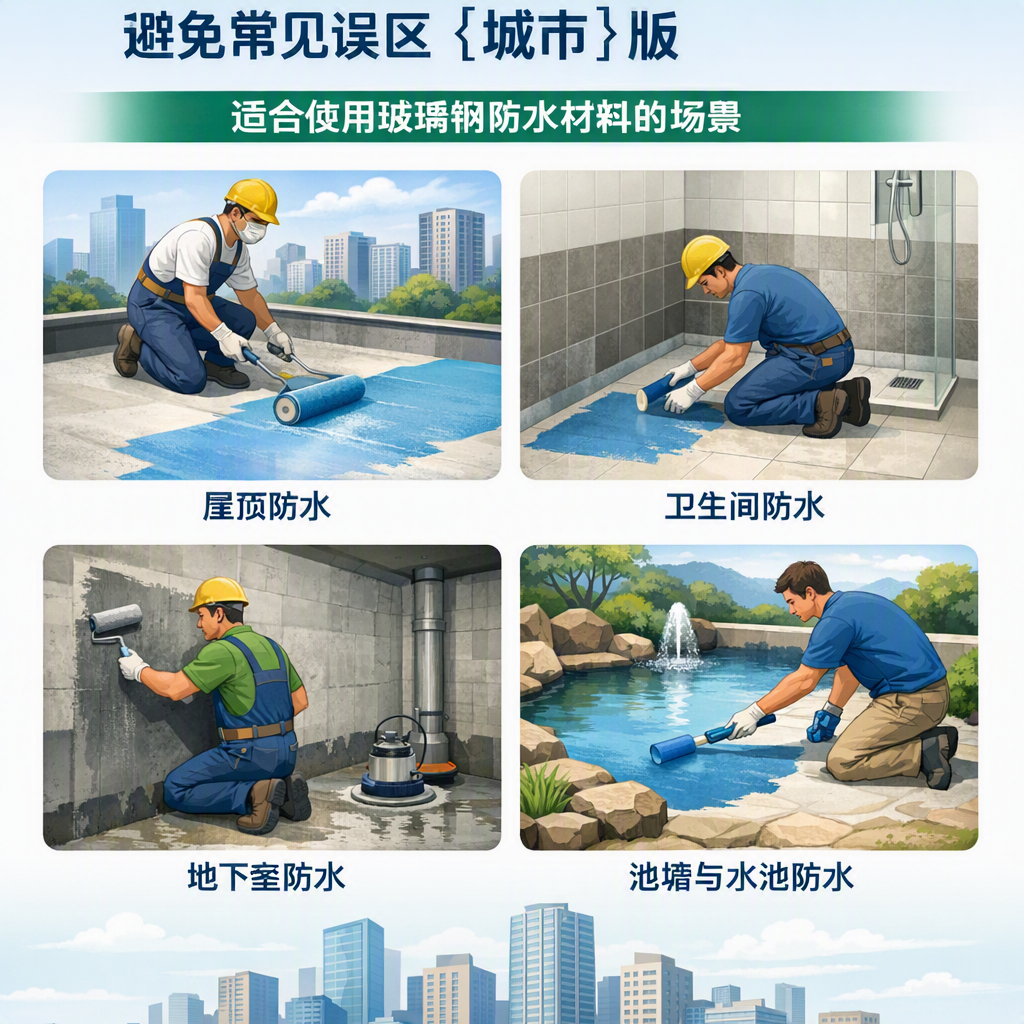 玻璃钢防水材料施工注意事项，避免常见误区 揭阳 版