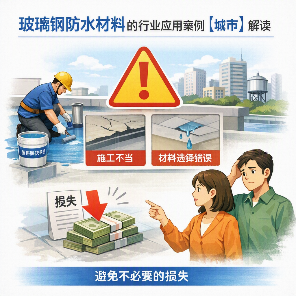 玻璃钢防水材料的行业应用案例，揭阳解读