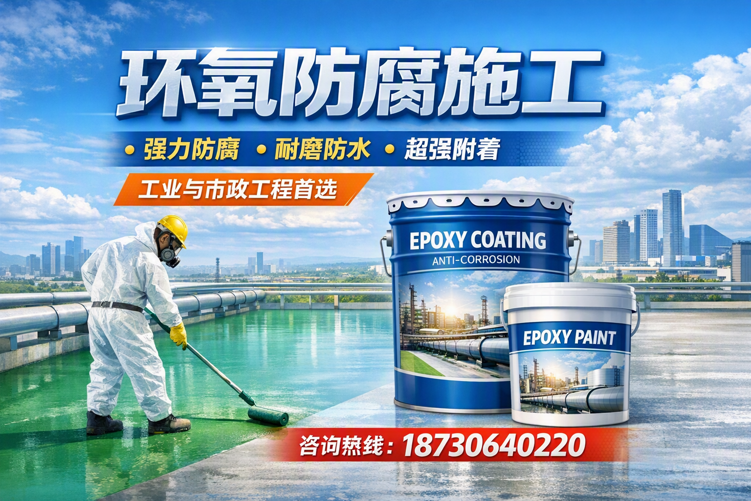 在 揭阳 进行环氧防腐施工的注意事项