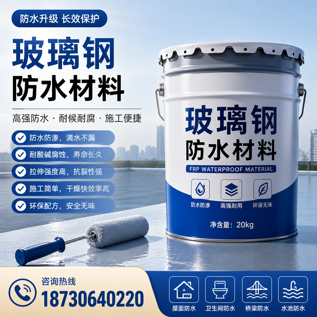 专家解析:玻璃钢防水材料的市场前景分析在 揭阳