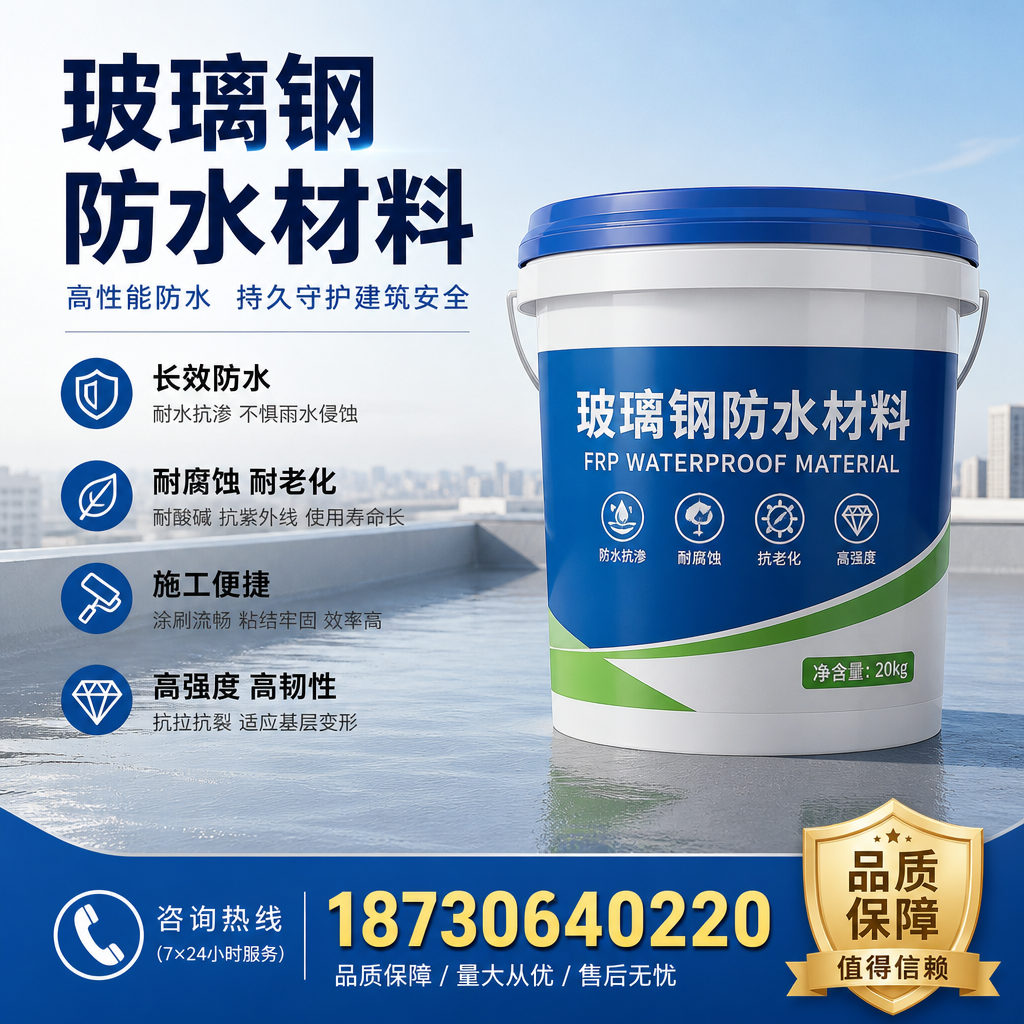 专家解析:玻璃钢防水材料的市场前景分析在 揭阳